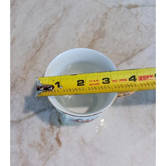 GNA Fine Porcelain Tea Cup 24k Hand Painted Victorian Iridescent Replacement - Picture 13 of 14